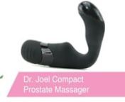 https://www.pinkcherry.com/products/dr-joel-compact-prostate-massager?variant=12476480585822 (PinkCherry US)nhttps://www.pinkcherry.ca/products/dr-joel-compact-prostate-massager?variant=12476480585822 (PinkCherry Canada)nnA simple yet decadently pleasurable vibrating prostate massager featuring a classic extra user friendly, the Compact is sized perfectly, not only for travel and discreet enjoyment, but also for beginners to this type of play. nnPrecision-angled to massage the nerve-ending packe