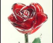 Valentine's Day Red Platinum Dipped Rose from platinum