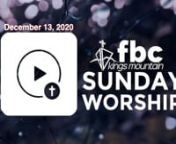 Sunday Worship Service ~ December 13, 2020nnSongs of Worship:nO Come O Come EmmanuelnJoy! MedleynJoyful, Joyful / Tell It OutnnSpecial Songs by FBC Worship Choir Ensemble &amp; Musicians:n* Jesus O What A Wonderful Childn* All Is WellnnSermon Message by Bro. Chip Sloan, FBCKM PastornnMessage: THE BIRTH OF JOHN THE BAPTIST FORETOLDnText: LUKE 1:5-25nnNotes:nn+ The gospel is established on historical verifiable facts. n+ There is a difference in justification and sanctification. There isa differ