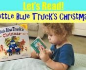 Watch the Little Blue Truck deliver Christmas trees for Christmas.nnLittle Blue Truck&#39;s Christmasnhttps://www.amazon.com/Little-Trucks-Christmas-Alice-Schertle/dp/0544320417/ref=sr_1_1?dchild=1&amp;keywords=little+blue+truck%27s+christmas&amp;qid=1594386564&amp;sr=8-1nnLet&#39;s Read Instagram Page:nhttps://www.instagram.com/letsread415/?hl=ennnLet&#39;s Read Facebook Page:nhttps://www.facebook.com/letsread415/nn#vbooksnnVbooks, Anywhere, Anytime!n