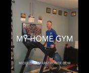 Use your home gym to cross-train during your marathon and half marathon trainingnnCheck out my post with details on why Cross-Training Exercises are Important During Marathon Training (https://middleagemarathoner.com/cross-training-exercises-for-marathon/)nnCross-training isn’t a substitute for running. However, completing exercises in your home gym adds variety, can help with recovery, build strength and also help in injury prevention.nYour best chance for success in running is to stack injur