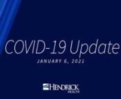 Chief Medical Officer Rob Wiley gives an update on the current status of COVID-19 hospitalizations at Hendrick Health and how the organization is dealing with this capacity crisis.
