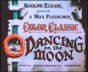 Valentine’s Day Cartoon (1935, color) 9 min. “Dancing on the Moon” catoon. Honeymooning animals take a rocket ship to the Moon.