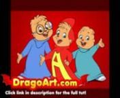 Learn how to draw the Chipmunks, Alvin, Theodore, and Simon! Get the tut here: http://www.dragoart.com/tuts/6653/1/1/how-to-draw-the-chipmunks.htm