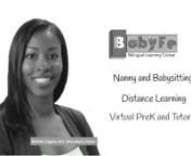 Digital sketch introducing Baby Fe Bilingual Learning Center