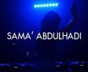 A portrait of Sama&#39; Abuldhadi - the Palestinian techno queen, blasting around the globe. nProduced by CameltownnProducer Jos de PutternDirector of Photography Jan BeddegenoodtsnSound Jan BeddegenoodtsnEditor Jan BeddegenoodtsnTracklist: nn‘Maelstrom’nWritten by Alex SteinnPerformed by Alex SteinnCourtesy of Senso SoundsnPublished by Motor Songsnn‘Reverie’nWritten by Sama’ AbdulhadinPerformed by Sama’ AbdulhadinCourtesy of Sama’AbdulhadinPublished by Copyright Controlnn‘Realize
