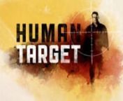 Imaginary Forces created the main title sequence for Human Target, which we can proudly remind you has been nominated for an EMMY this year in the &#39;Outstanding Main Title Design&#39; category.Our title sequences for The Pacific and Nurse Jackie are also up for an EMMY in the same category.nnHuman Target is a high octane, action showthat has something for every one. It takes a brave, selfless man to make himself a