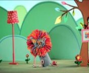 This animation was created for for Playhouse Disney.nnWe were given the incredible opportunity to choose from a range of stories Playhouse Disney had commissioned, and asked to bring them to life however we chose.nnLester the Lion immediately caught my attention and I quickly spent the evening after reading the story, creating his head using my vast collection of left-over fabric and wool.nnAfter making Lester&#39;s head, I photographed it and created the rest of his body and the background scene in