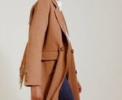 Lauretta Coat Nougat Sarah Blouse White Alma Jeans Dark Blue Wash Iconic Thine Leather Belt Cognac, By Malina.mp4 from blue jeans mp