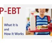 P-EBT information for families and caregivers. Link to Spanish version is here: https://vimeo.com/667994577