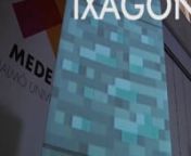 3D mapped projection by Ixagon, usingMinecraft texures. Ixagon is in no way is in no way affiliated with Minecraft and Minecraft is created by Mojang AB.