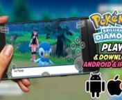 Can you play AAA games into your mobile device? Fan of Pokemon? If your answer is yes to all this question then let me tell you that you can play the latest Pokemon Brilliant Diamond game into your Mobile phone! How is this possible? It&#39;s possible because of DrasticNX emulator a Nintendo Switch emulator for both android and iphone devices. For more info on where to download this game and how to install this app, then please watch this video tutorial &#39;till the end to know how!nnDownload full game
