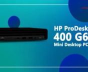 Experience powerful everyday business performance and security in a stylish, petite package at an economical price point with the HP ProDesk 400 Desktop Mini. Get essential productivity and built-in security everywhere you need a desktop.nnVisit : https://www.redcorp.com/en/product/mini-pc/hp/prodesk-400-g6-desktop-mini-pc-i5-10400t-8gb-ram-256gb-ssd-win10-pro-azerty-belgian-23g71ea-uug/1170mwt8