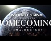 Thank you for visiting RHEMA USA online and joining us for Kenneth Hagin Ministries&#39; annual Winter Bible Seminar all this THIS WEEK from February 20-25! We will have revival!Our alumni are coming home and you, as a Rhema Word Partner, a church member (e-church included), and a guest will be so blessed as we join in one faith under One Holy God, One Lord Jesus Christ, and One Holy Spirit.Service times are Sunday at 6pm, and Monday through Friday at 8:30, 9:30, and 10:30am and 7pm.More inf