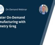 In our latest on-demand webinar, Greg Paulsen, Director of Application Engineering walks through a live demonstration of the Xometry Instant Quoting Engine℠. Along the way, Greg discusses everything from how to quote multiple files to adding customization parts to requesting certifications and inspections. Greg also talks about how to choose between production options and getting help from Xometry support teams during a time of increased supply chain uncertainty.nnKey Points in the webinar inc