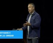 In this message from 1 Corinthians 4, Pastor J.D. teaches shows us what makes for a good (or a bad) leader. Whether you’re a pastor or a plumber, a stay-at-home mom or a shift leader at a small restaurant, at some point in your life you will lead others. The question, then, is not if you will lead others, but how you will lead. Our culture has a lot to say about leadership. But the gospel cuts through the noise of our culture, painting a picture of leadership that is known less for fame and pr