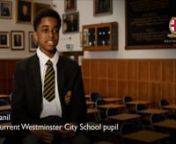 Current pupil, Aanil, reflects on his experience at Westminster City School.