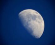 Moon; Canon 5d Mk II T-Mounted to a Celestron C6-A Schmitt-Cassegrain telescope, tripod mount. 6 inch diameter lens f/10 1500mm.