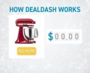 Curious about DealDash but feel a bit confused about how it works? This is the video for you! In this video, you will learn how auctions work, how to place bids and how to win DealDash auctions!