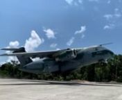 KC-390 Millennium decolagem do Estirão do Equador - AM