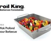 69818nnLa construction haut de gamme du grill Wok Broil King Deep Dish offre une durabilité et des performances de cuisson incroyables. . Construit à partir d&#39;acier inoxydable de haute qualité avec un design exceptionnellement profond, le fond du wok a des perforations carrées en relief pour un flux de chaleur supérieur.nnBroil King – Faites en plus avec votre gril.nnConnect with us…non Facebook: https://www.facebook.com/broilkingbbq/non Instagram: https://www.instagram.com/broilkingbbq