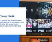 If you want to buy 32 inches Smart Tv with the latest specifications then this video is for you in this video you will get to know everything about Smart Tv watch this full video or you can visit - https://imana.in/product-category/android-smart-tv