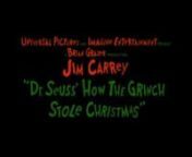 Discover the true meaning of the holiday season with the live action adaptation of the beloved classic, Dr. Seuss&#39; How the Grinch Stole Christmas. Starring Jim Carrey as the Grinch, director Ron Howard and producer Brian Grazer reimagine one of the most enduring holiday stories of all time. Why is the Grinch (Carrey) such a grouch? No one seems to know, until little Cindy Lou Who (Taylor Momsen) takes matters into her own hands and turns both Whoville and the Grinch&#39;s world upside down, inside o
