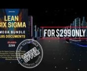 Are you looking for Lean Six Sigma tools or help with training content? Offering 185 tools for &#36;299. This is a limited-time offer for this year. nnnQMaxima is offering a complete Lean Six Sigma bundle. It is a mega compilation of Lean Six Sigma tools for you if you&#39;re looking to learn the fundamentals of Lean or apply Lean and Six Sigma tools to Define, Measure, Analyze or solve practical problems in your organization or industry. nnLearning and applying Lean tools will allow you to create an en