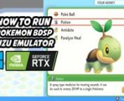 How To Run Pokemon Brilliant Diamond On Latest Yuzu Emulator BuildnIf you are looking for a working download for Pokemon Brilliant Diamond, then this video is the right video for you to watch now. Cause in this video I will teach you on how to run this game into your PC by using the latest Yuzu emulator. Yuzu emulator is a Nintendo Switch emulator for PC, this will allow you to play Pokemon BDSP with no issues at all as long as you meet the recommended hardware specs for PC.nnOfficial Site https