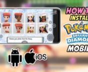 How To Install Pokemon Brilliant Diamond on Mobile Phonen-Pokemon Brilliant Diamond has been leaked early and is now playable in Switch, PC and mobile. But if you are new to switch emulation via mobile phone, then this video is the right video to watch for you now. All files and details on how to setup this game into your phone is here, just follow all the steps shown.nnDownload full game and emulator app https://approms.com/pokebdspmobilenn�Recommended Smartphone Device Specs ✔✔n�Platfo