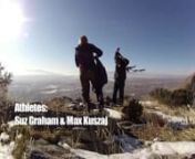 Five Ten Athletes: Max Kuszaj &amp; Suz Graham BASE Jump nnTop Secret Location...nnProvo, Utah 1-31-12nnwww.SkierinBlack.comnwww.SuzGraham.comnwww.FiveTen.com