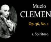 Cubus plays Sonatina Op. 36, No. 1 (Spiritoso) by Muzio Clementi.nnLinks to an mp3 of this piece and sheet music can be found at http://cubus-adsl.dk/