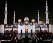 In honor of the United Arab Emirates’ 40th anniversary, Obscura created a series of elaborate projections that illuminated two culturally significant landmarks: the Sheikh Zayed Grand Mosque in Abu Dhabi, and the historic Al Jahili Fort in the oasis city of Al Ain. Native botanicals, architectural details of the mosque, and growing vines that replicated design motifs in the building covered the façade and reached to the tops of four minarets.nnFor more, visit http://obscuradigital.com/work/ua