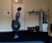 3 reps...3 secs to hips then explode then 3 sec dowwn