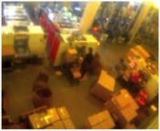Webcam feed from inside a Russian plastic bag factory