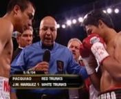 Manny Pacquiao vs. Juan Manuel Marquez 3