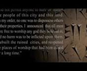A short Documentary on Cyrus the Great, king of ancient Iran and the founder of the Achaemenid Empire.nnPrepared by: Seyed Mohsen Hashemi (http://www.seyyedmohsenhashemi.com/)