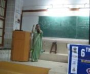 VI NTSC @ BHU, Varanasi - Glimpses of my presentation (9.11.2011) from 11 bhu