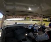 Tom Dyer driving the 1965 Sunbeam