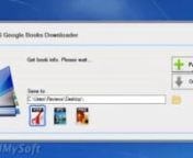 FSS Google Books Downloader is a free utility that allows users to download books from Google Books Search and convert them to PDF, JPG or PNG.nnWeb site: http://freesmartsoft.com
