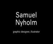 Samuel Nyholm is a Swedish illustrator and graphic designer. http://www.sany.dk / http://www.reala.sennSlide Shows is a Landscape of Contemporary Independent &amp; Art Publishing, curated by Charlotte Cheetham for Fillip’s Print Centre, during Institutions by Artists, Vancouver. http://slide-shows.tumblr.com