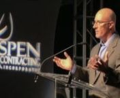 Weather Channel host Jim Cantore speaks at the Grand Opening Of Aspen Contracting&#39;s new world headquarters near Kansas City, Missouri.nnhttp://aspencontractinginc.comnnHere Jim talks about how the folks in southern Mississippi came together and rallied after Hurricane Katrina.
