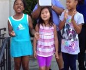 Campers at Summer at Norwood encouraged camp families to support Food for All DC by bringing canned veggies and fruit because they&#39;re good for you! Food for All DC provides emergency food to those who are in temporary situations of need. Great song and awesome singing, girls!