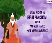 Rishi Panchami is not a festival but a fasting day observed by women to get purified from the Rajaswala dosha. It is observed two days after Hartalika Teej and one day after Ganesh Chaturthi. As you observe Rishi Panchami 2022, we at LatestLY, have curated messages that you can download and send to one and all to wish them in Hindi on this day with WhatsApp stickers, GIF Images, HD wallpapers and SMS. Know Significance and Puja Rituals of Auspicious Occasion Observed a Day After Ganesh Chaturthi1