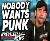 What do you think will happen with CM Punk? Let us know in the comments!&#60;br/&#62;Adam Blampied&#39;s 10 Most Hated Wrestling Matcheshttps://www.youtube.com/watch?v=KCGfMRR_AQU&#60;br/&#62;More wrestling news on https://wrestletalk.com/&#60;br/&#62;0:00 - Coming Up...&#60;br/&#62;0:19 - Nobody Wants CM Punk&#60;br/&#62;6:44 - Britt Baker &amp; Thunder Rosa AEW Heat&#60;br/&#62;8:35 - Sasha Banks In Japan Update&#60;br/&#62;AEW Locker Room Want CM Punk GONE! More AEW HEAT! &#124; WrestleTalk&#60;br/&#62;#WWE #WrestlingNews #WrestleTalk #WWERAW #AEW&#60;br/&#62;&#60;br/&#62;Subscribe to WrestleTalk Podcasts https://bit.ly/3pEAEIu&#60;br/&#62;Subscribe to partsFUNknown for lists, fantasy booking &amp; morehttps://bit.ly/32JJsCv&#60;br/&#62;Subscribe to NoRollsBarredhttps://www.youtube.com/channel/UC5UQPZe-8v4_UP1uxi4Mv6A&#60;br/&#62;Subscribe to WrestleTalkhttps://bit.ly/3gKdNK3&#60;br/&#62;SUBSCRIBE TO THEM ALL! Make sure to enable ALL push notifications!&#60;br/&#62;&#60;br/&#62;Watch the latest wrestling news: https://shorturl.at/pAIV3&#60;br/&#62;Buy WrestleTalk Merch here! https://wrestleshop.com/ &#60;br/&#62;&#60;br/&#62;Follow WrestleTalk:&#60;br/&#62;Twitter: https://twitter.com/_WrestleTalk&#60;br/&#62;Facebook: https://www.facebook.com/WrestleTalk.Official&#60;br/&#62;Patreon: https://goo.gl/2yuJpo&#60;br/&#62;WrestleTalk Podcast on iTunes: https://goo.gl/7advjX&#60;br/&#62;WrestleTalk Podcast on Spotify: https://spoti.fi/3uKx6HD&#60;br/&#62;&#60;br/&#62;About WrestleTalk:&#60;br/&#62;Welcome to the official WrestleTalk YouTube channel! WrestleTalk covers the sport of professional wrestling - including WWE TV shows (both WWE Raw &amp; WWE SmackDown LIVE), PPVs (such as Royal Rumble, WrestleMania &amp; SummerSlam), AEW All Elite Wrestling, Impact Wrestling, ROH, New Japan, and more. Subscribe and enable ALL notifications for the latest wrestling WWE reviews and wrestling news.&#60;br/&#62;&#60;br/&#62;Sources used for research: