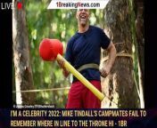 The former rugby player, 44, was tasked with taking on the latest Deals On Wheels challenge, Whack-A-Mole, which involved them answering questions correctly in order to win a treat for camp.&#60;br/&#62;&#60;br/&#62;VIEW MORE : https://bit.ly/1breakingnews&#60;br/&#62;