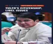 The Commission on Appointments defers the confirmation of Department of Social Welfare and Development Secretary Erwin Tulfo over his American citizenship and a libel conviction.&#60;br/&#62;&#60;br/&#62;Full story: https://www.rappler.com/nation/commission-appointments-defers-erwin-tulfo-confirmation-november-2022/