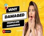 What does it mean to be damaged? How does it affect our relationships, our self-esteem, and our mental health? And are damaged people really dangerous?&#60;br/&#62;&#60;br/&#62;In this video, we will explore the concept of damage and how it shapes our personality and behavior. Damage can be defined as any experience that harms or hurts us emotionally, psychologically, or physically. It can result from trauma, abuse, neglect, loss, rejection, or any other form of adversity. Damage can leave us feeling broken, wounded, or incomplete.