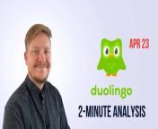 Duolingo stock analysis. DUOL stock.&#60;br/&#62;Visit our website for more: https://www.overlookedalpha.com&#60;br/&#62;&#60;br/&#62;I think it’s worth taking a look at Duolingo because its one of the best performing stocks this year, gaining over 90%. &#60;br/&#62;&#60;br/&#62;The company helps people learn languages through its app and its got a successful marketing strategy via social media channels like Instagram and TikTok where it has over 6 million followers. &#60;br/&#62;&#60;br/&#62;Based on the current share price, the company has a market cap of 5.6 billion dollars. With 600 million of cash and no debt the enterprise value is roughly 5 billion.&#60;br/&#62;&#60;br/&#62;Revenue sits at 370 million over the last 12 months but the company is not yet profitable reporting minus 60 million in net income. Free cash flow is positive at 48 million and stock based compensation is also significant at 20% of sales. &#60;br/&#62;&#60;br/&#62;However, the story with Duolingo is rapid revenue growth. Revenues have grown from just 71 million in 2019 to 370 million today, an increase of 5x. &#60;br/&#62;&#60;br/&#62;Gross margins are good too, increasing from 71% in 2019 to 73% today.&#60;br/&#62;&#60;br/&#62;Duolingo can also be proud of the positive impact it’s having. The app has over 500 million users, 37 million of which pay to improve their language skills. Compare that to Pinterest which has a similar audience and is valued at 18 billion.&#60;br/&#62;&#60;br/&#62;Key to the success of Duolingo is it’s gamified approach to learning. And there’s no doubt the company can expand its offering to incorporate more subjects such as mathematics, physics and more.&#60;br/&#62;&#60;br/&#62;#stocks #investing #stockstobuy #finance #overlookedalpha