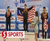 Wong Weng Son rose to the occasion in the year&#39;s final tournament, delivering the first gold for Malaysia at the World Wushu Championships in Fort Worth, Texas on Sunday (Nov 19) in the men&#39;s changquan event, while his teammate Clement Ting clinched the bronze medal.&#60;br/&#62;&#60;br/&#62;Malaysia also got one silver from Loh Ying Ting (women&#39;s changquan) and one bronze from Tan Cheong Min (women&#39;s nangun) on the second day of the competition.&#60;br/&#62;&#60;br/&#62;Read more at https://tinyurl.com/2p98cze9&#60;br/&#62;&#60;br/&#62;WATCH MORE: https://thestartv.com/c/news&#60;br/&#62;SUBSCRIBE: https://cutt.ly/TheStar&#60;br/&#62;LIKE: https://fb.com/TheStarOnline